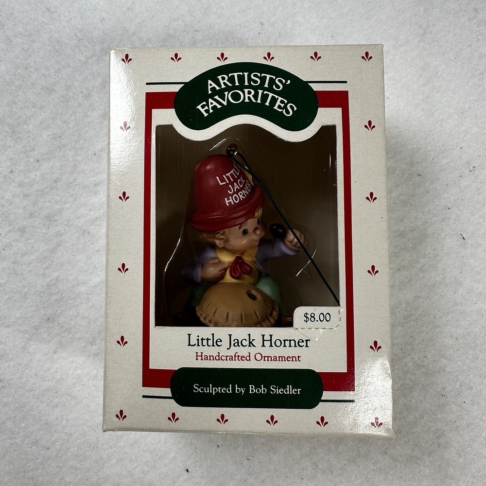 Hallmark Little Jack Horner Christmas Ornament Series Keepsake‎ Vintage 1988 - Picture 7 of 8